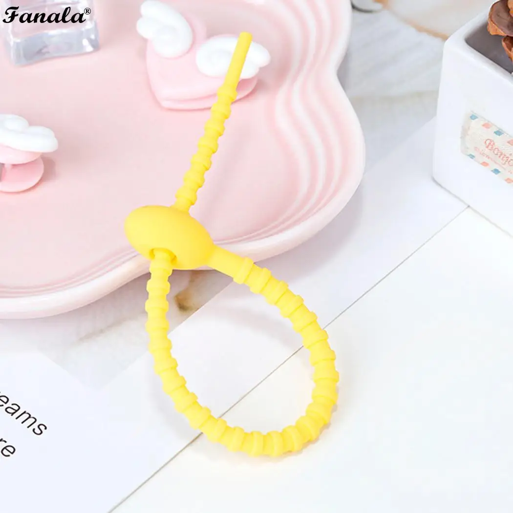 Multi functional Silicone печать для еды Tie Rope желтый красный розовый оранжевый серый зеленый