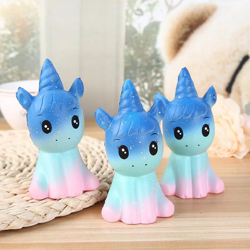 Новинка антистресс Kawaii единорог стиль настольная игра игрушка мягкая пена кукла