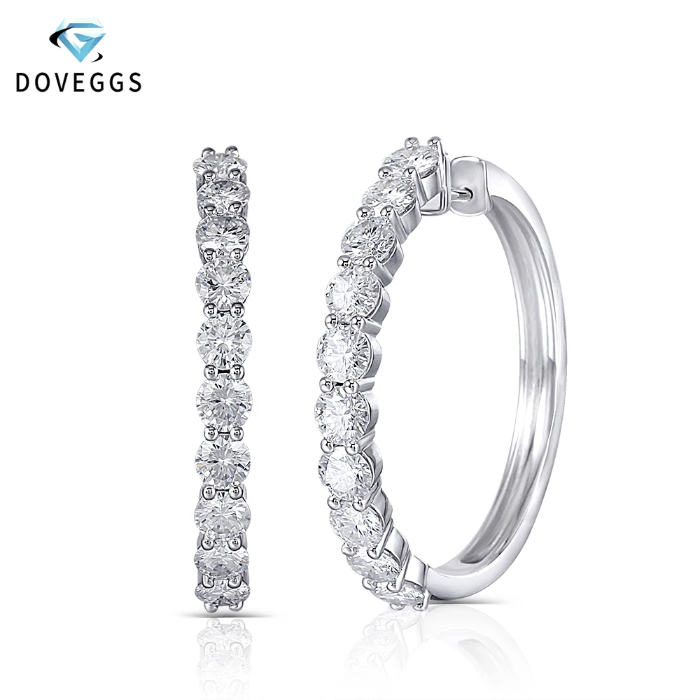 Женские серьги-кольца DovEggs из стерлингового серебра 925 пробы 3 5 мм | Украшения и