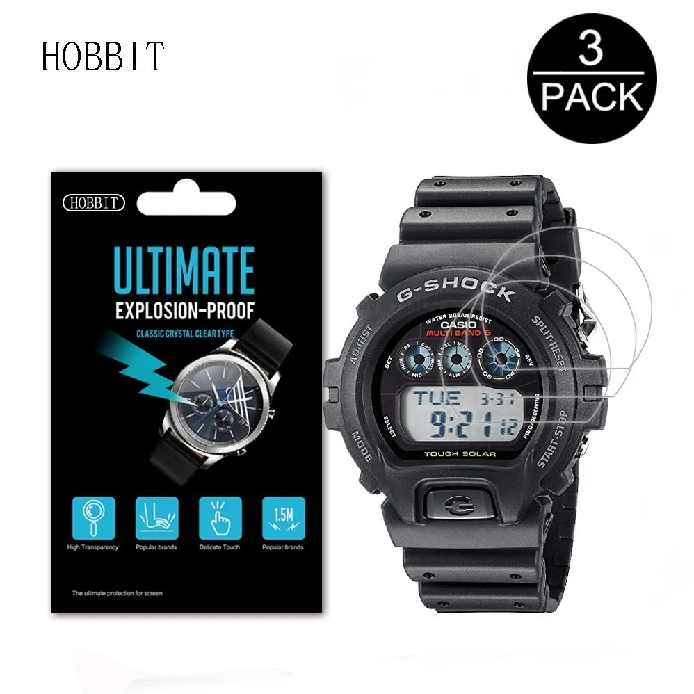 3 шт./упаковка Противоударная Защитная пленка для экрана Casio DW6900 GW6900 GW7900 GR8900