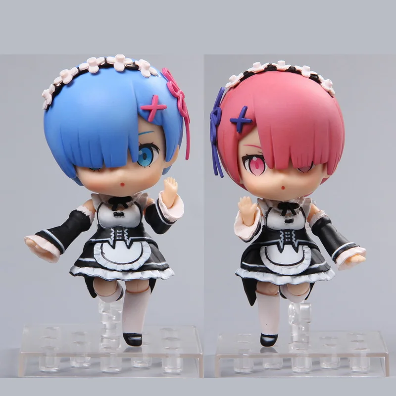 Фигурки героев аниме re zero ПВХ экшн фигурки из Re in a Blue Rem красный Ram игрушки для