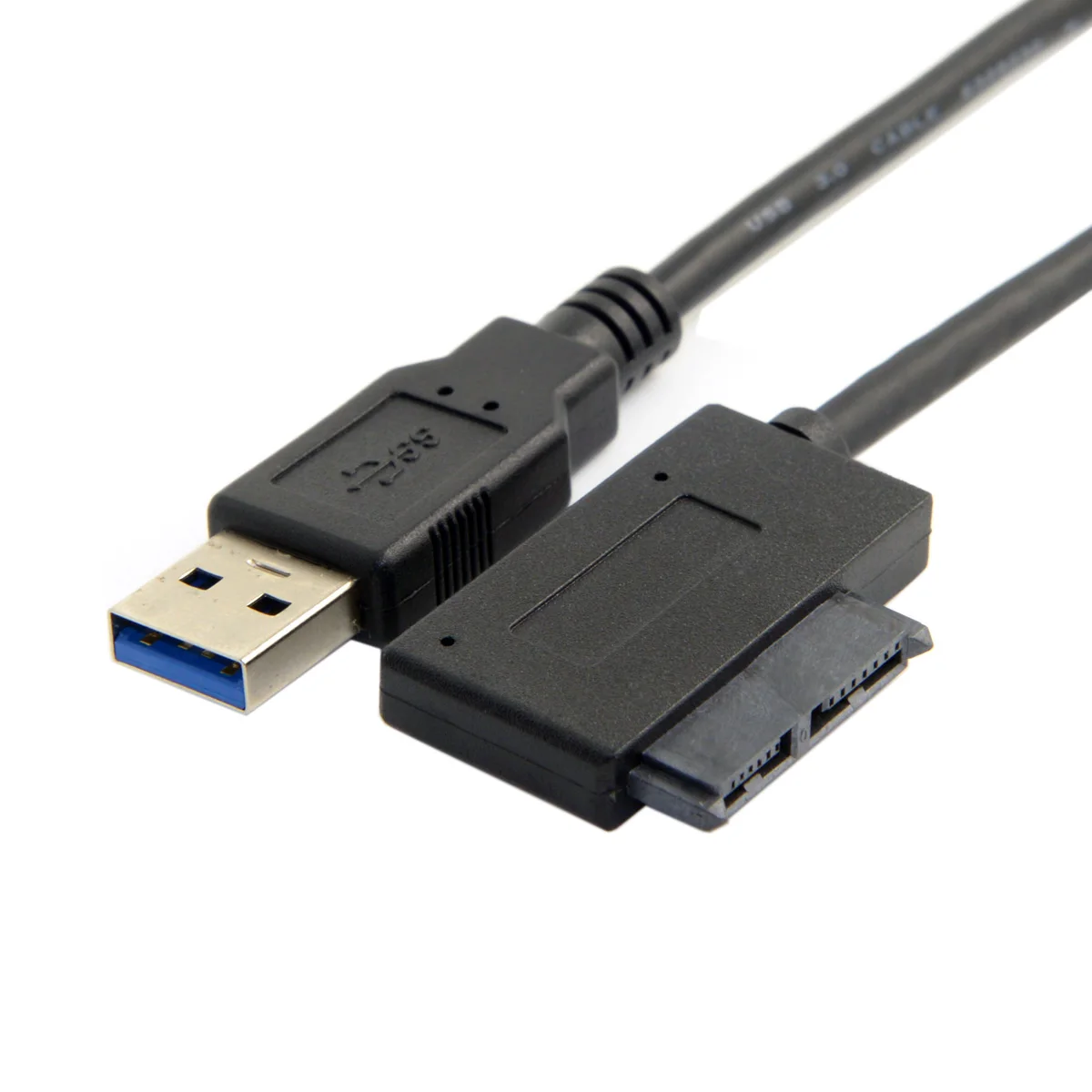 Zihan 6 + 7 13pin slim Sata адаптер к USB 3 0 кабель для ноутбука Cd DVD Rom Оптический привод|Кабели