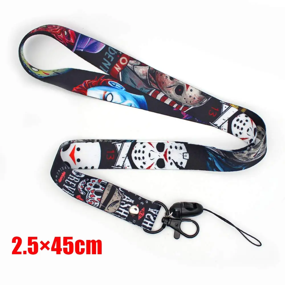 Friday The 13th Jason ремешок для мобильного телефона нашейные ремешки брелока пропуска USB