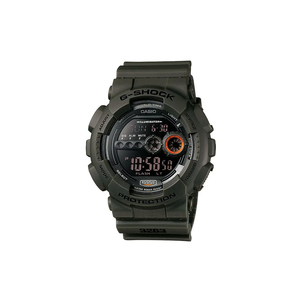 Наручные часы Casio GD 100MS 3E мужские кварцевые|Мужские спортивные часы| |