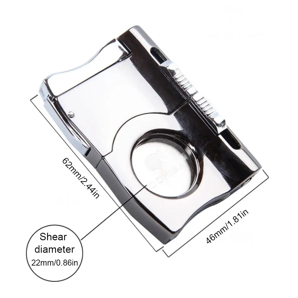 Нержавеющая сталь сигары резак Multi function Прочный портативный аксессуары с двойной