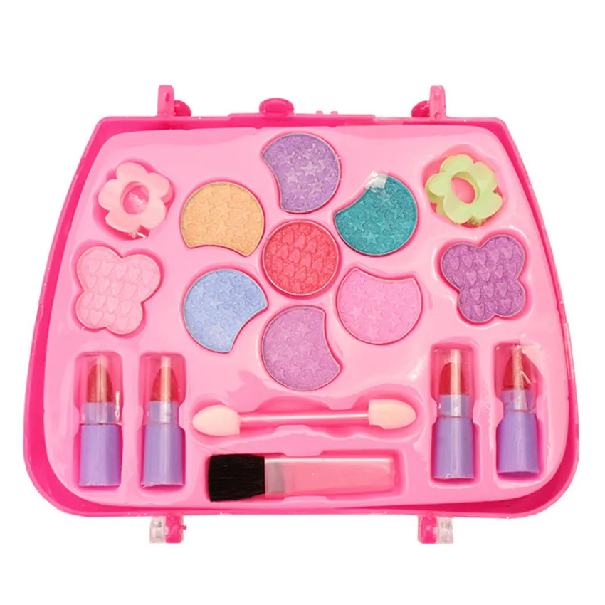 1PC Pretend Play Suitcase Cosmetics Kit Toys For Children Gifts Preschool Kid Beauty Toy Girls Makeup Tools Set