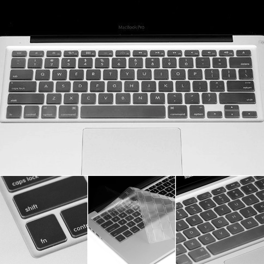 Силиконовый чехол для Apple Pro 13/15/17 ''защитная пленка|Чехлы клавиатуры| |
