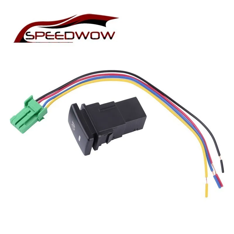 SPEEDWOW ABS переключатель передней противотуманной фары с кабелем автомобильный