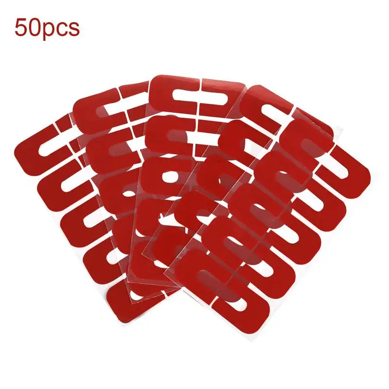 

50pcs/set Peel Off Tape Spill-resistant Nail Protector purple Creative U-shape Finger Cover Sticker Nail Polish 40