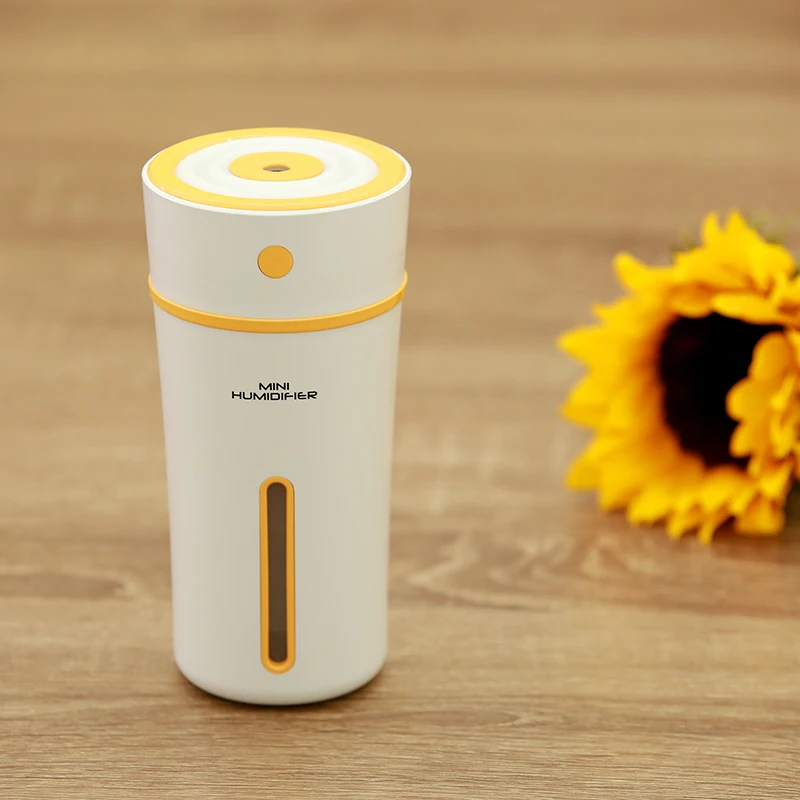 LICE 300ML Capacity Night Light Air Humidifier Household Ultrasonic 30ML/H Car Essential Aroma Oil Diffuser JS- | Бытовая техника