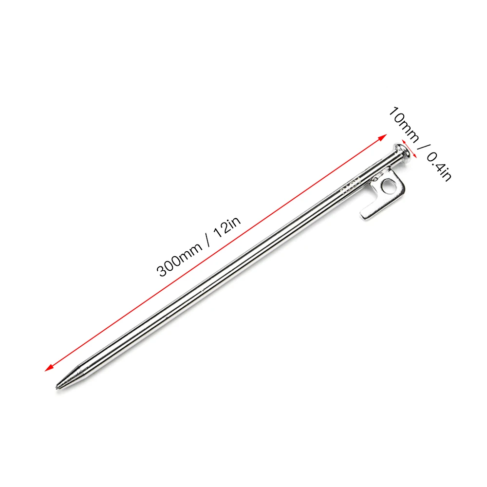 

Outdoor Camping Tent Accessory 1Pc Outdoor High Strength Steel Tent Peg Camping Tent Tarp Canopy Stake Nail