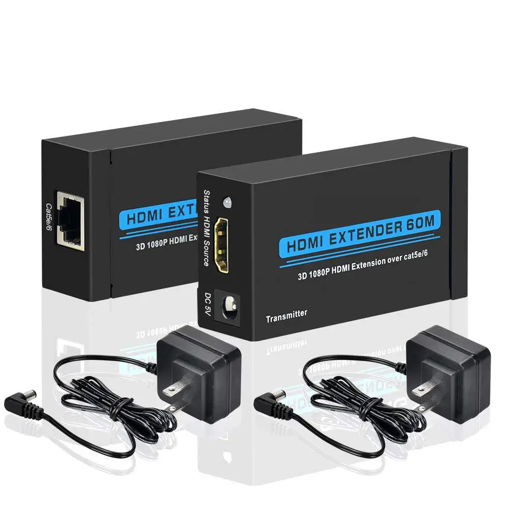 1080P 3D HDCP EDID Ethernet LAN кабель переключатель Сетевой удлинитель адаптер передатчик