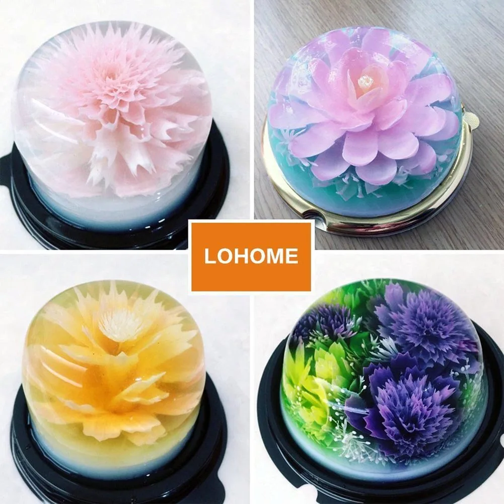 

3D Gelatin Jelly Flower Art Tools 11 Pcs/Set Stainless Steel Nozzle Syringe Kit Pudding Cake Decorating Tool WXV Sale