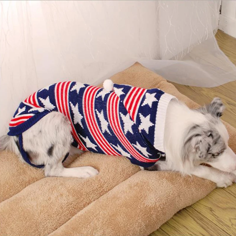 dog clothes big golden retriever samoyed Dog sweater M-XL |
