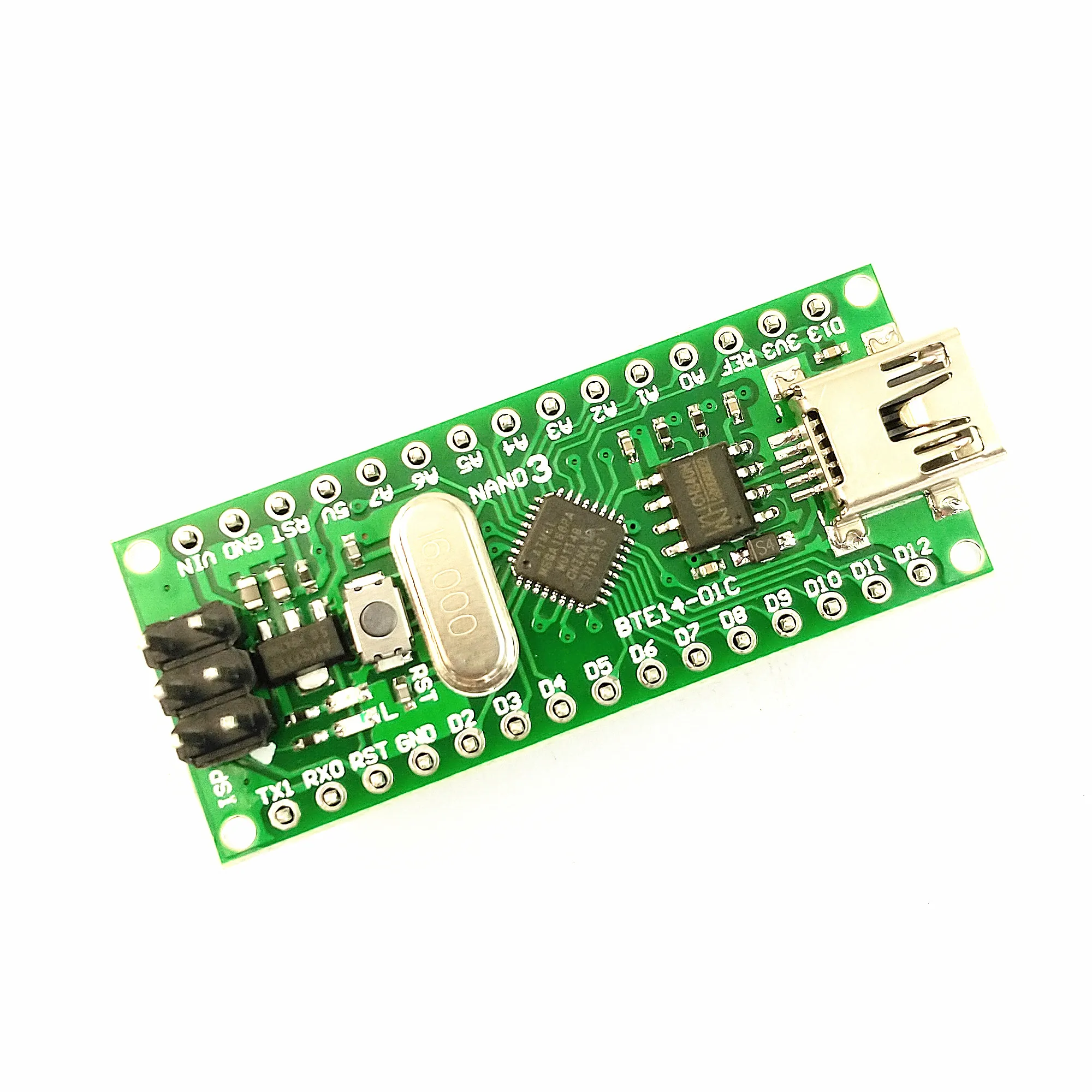 Плата интерфейса Nano V3.0 3 0 ATmega168 CH340N CH340 Mini USB UART модуль микроконтроллера для 5
