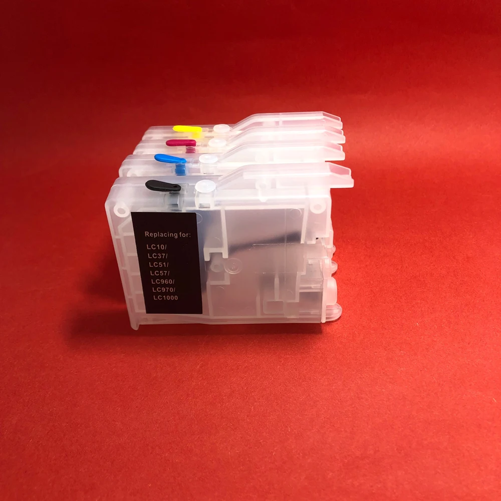 YOTAT Refillable ink cartridge LC10 LC37 LC51 LC57 LC960 LC970 LC1000 for Brother DCP-130C DCP-135C DCP-150C DCP-330C DCP-350C | Компьютеры