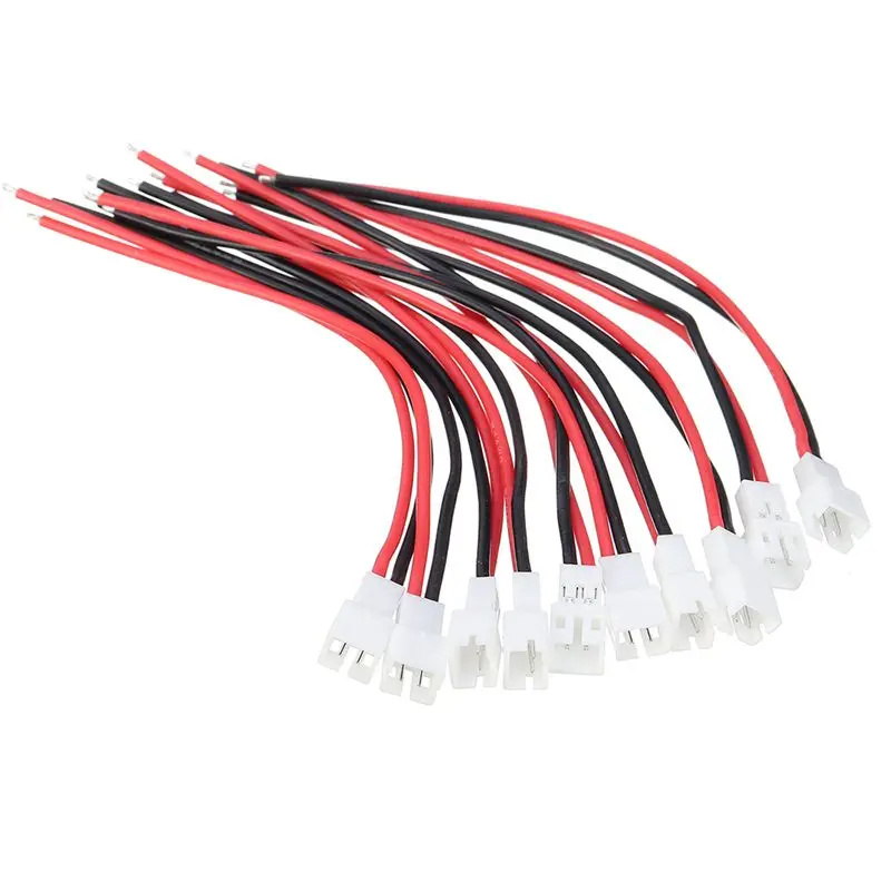 10 шт. 55 мм 24 awg Модернизированный для кроличьего Whoop JST-PH 2 0 гнездовой разъем