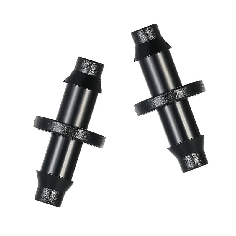 50 шт Полива Сада двойной колючей подсоединительный фитинг для 4/7 мм соединитель трубки|Соединители садового