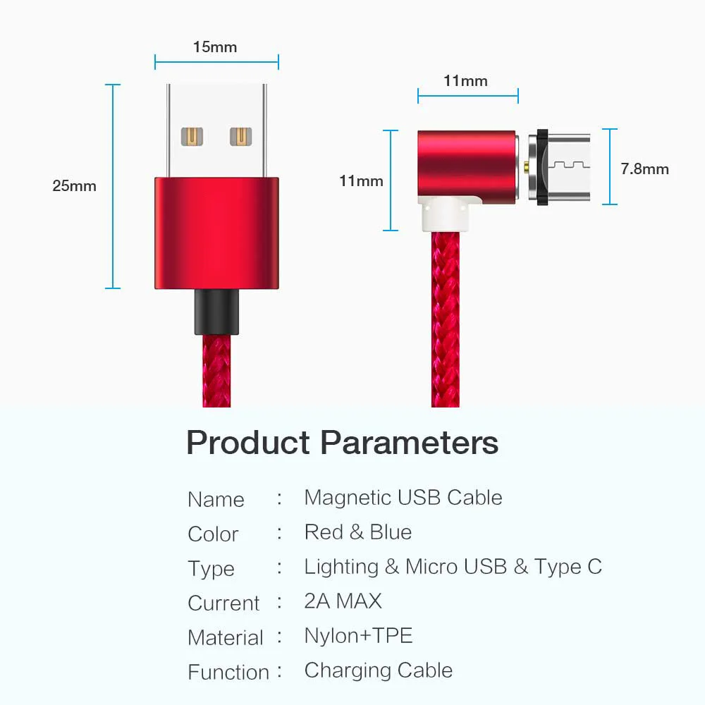 KISSCASE магнитные кабели для мобильных телефонов iPhone Micro USB Type C зарядный кабель Samsung