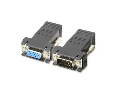 Dhl ИЛИ ems 1000 шт. удлинитель VGA Женский/штекер к локальной сети Cat5 Cat5e/6 RJ45 Ethernet