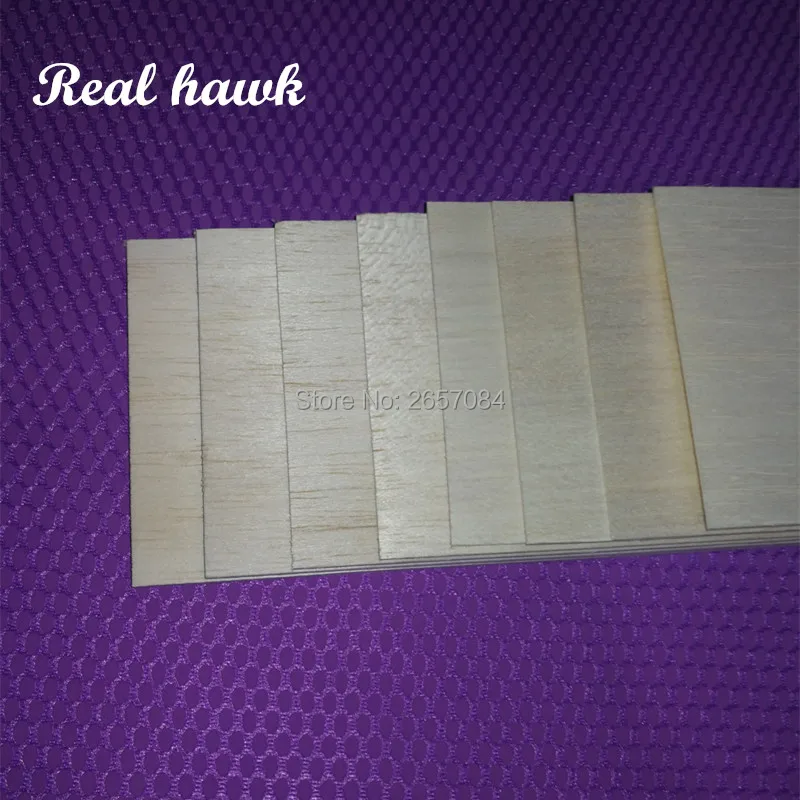 Деревянные листы для моделей AAA 1000x100x1 мм DIY радиоуправляемая модель материал