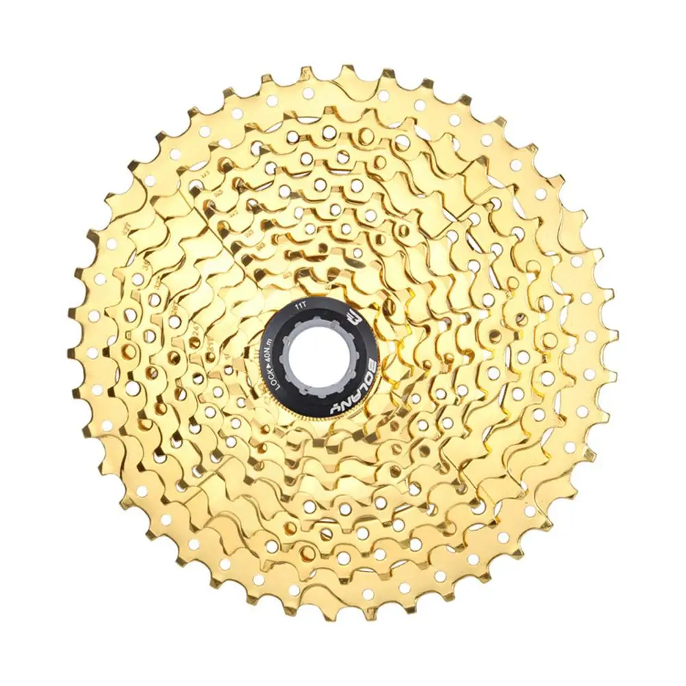 Скоростной Золотой Кассетный велосипед Freewheel 11 42T велосипедная Шестерня маховик