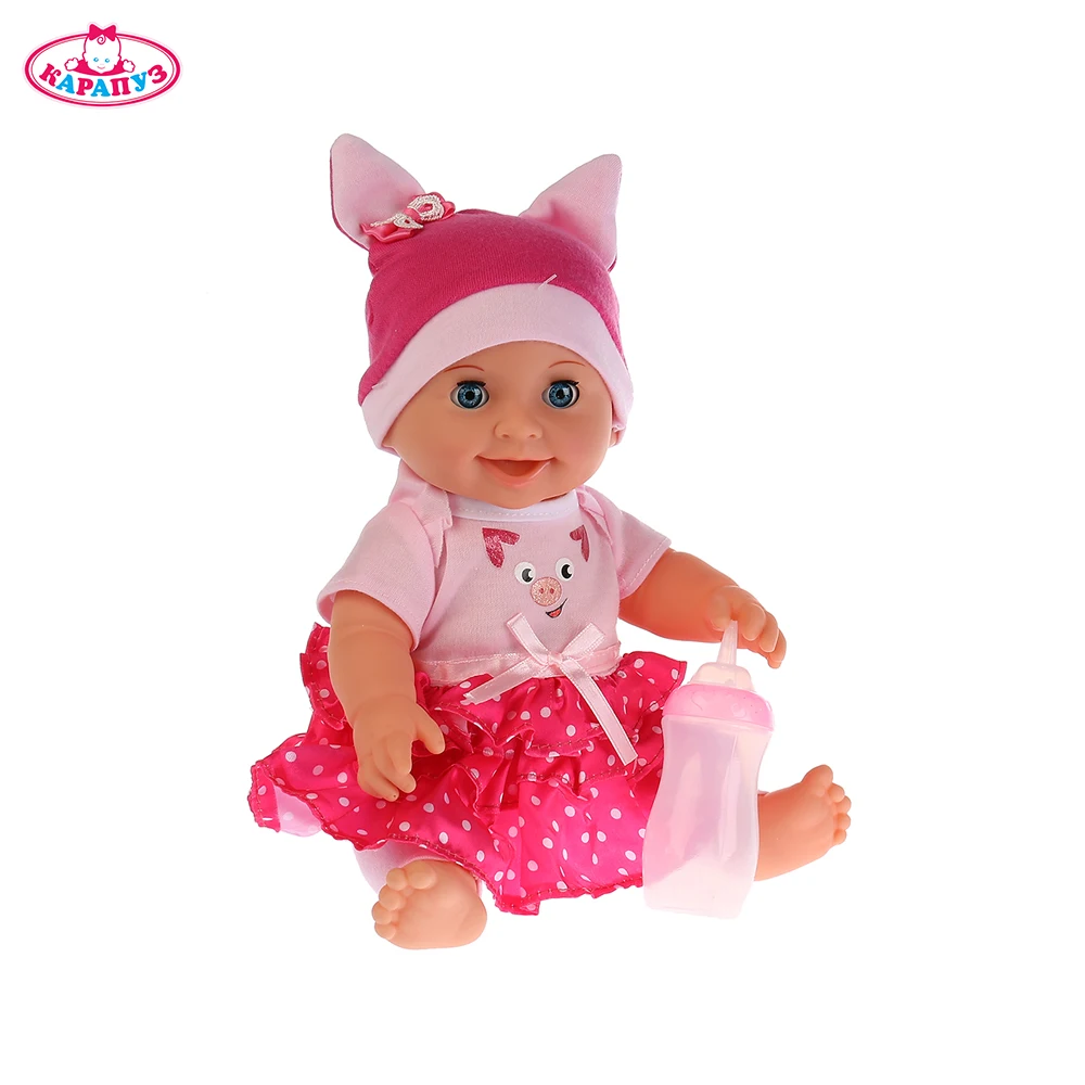 Пупс КАРАПУЗ 3 функции пьет и писает в костюме свинки с аксессуарами доставка от 2
