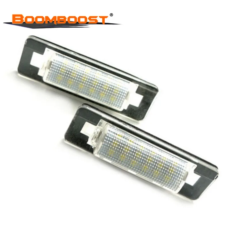 2 шт. 18 LED 3528 SMD Автомобильные светодиодные номерные знаки OBC для Benz W210 W202 E300 E55 C230 C43