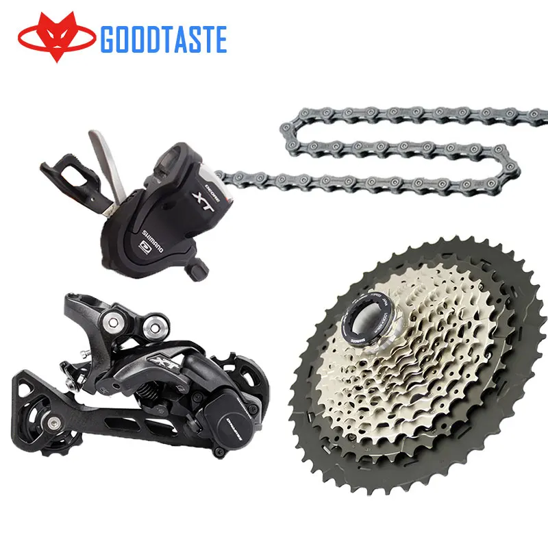 Alivio для Shimano Deore Xt M8000 Antrieb Gruppe Gruppen Innen Kit 11-fach Gs Schaltwerk Shifter 40 42 46 Cassette 701 Kette S | Спорт и