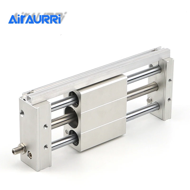 

Magnetically Coupled Rodless Cylinder Slider Style 25mm bore 100/200/300/400/500mm stroke CY1S/CDY1S pneumatic cylinder