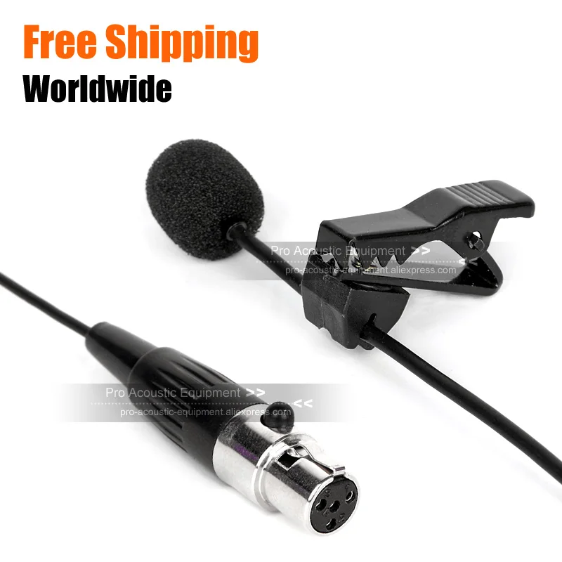 Петличный микрофон с зажимом на лацкане Для SHURE QLXD4 ULXP4 QLXD ULXP 4 ULXD4D ULXD4Q ULXD 4D 4Q