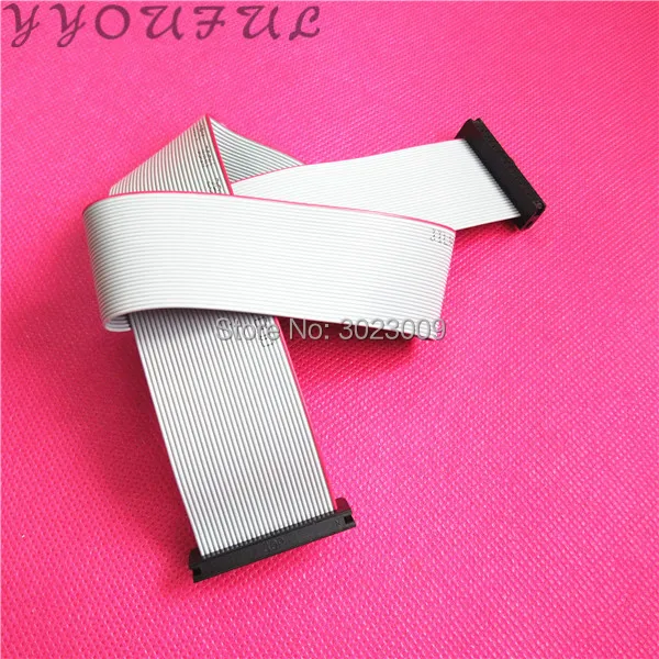 1pc Durable Large format printer Flora LJ320K LJ3208K LJ520K Konica 512 head cable / Grey KM512 printhead data 30pins |