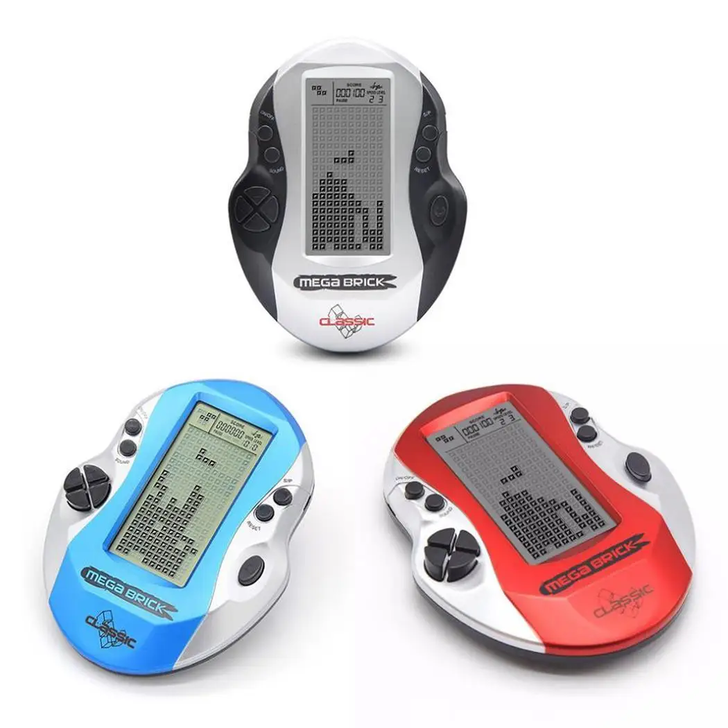 3 Inch Retro Classic Childhood Tetris Handheld Game Players LCD Electronic Games Toys Console Riddle Educational | Электроника