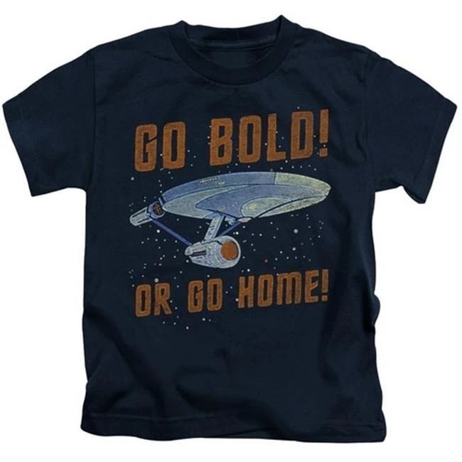 Trevco Star Trek Go Bold футболка с коротким рукавом для подростков 18 1 темно синий средний 5