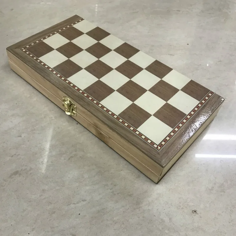 Новые Деревянные Складные шахматы 3 в 1 Backgammon|Шахматы| |