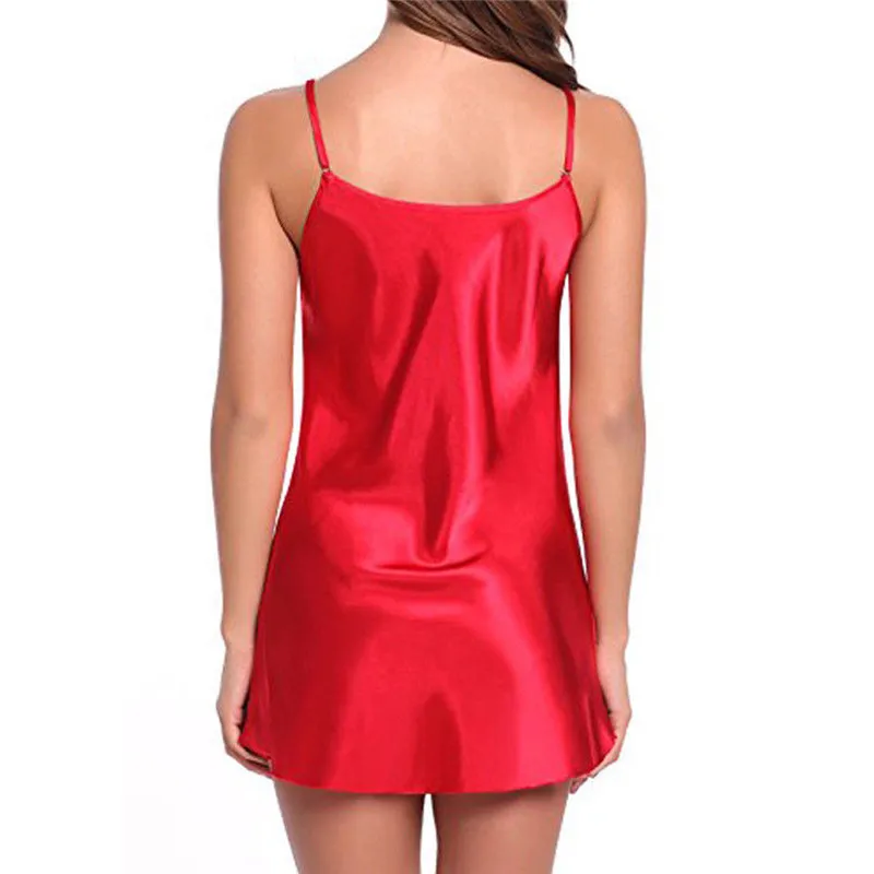 HIRIGIN Sexy Для женщин шелк халат платье Babydoll ночная рубашка пижамы Nightwear США модные