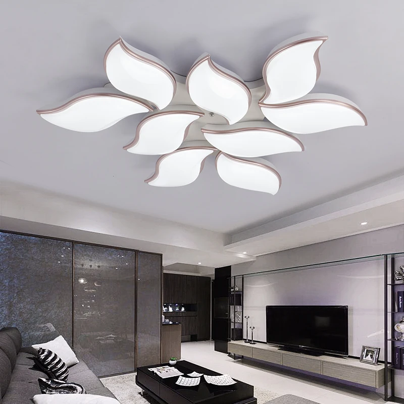 DAR Modern Lustre Led Chandelier With Remote Control Dimmable Ceiling Chandeliers Lamp Fixture Home decoration Lamparas De Techo | Лампы и