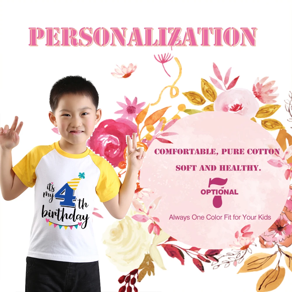 Желтые летние детские футболки с короткими рукавами и Регланом для мальчиков