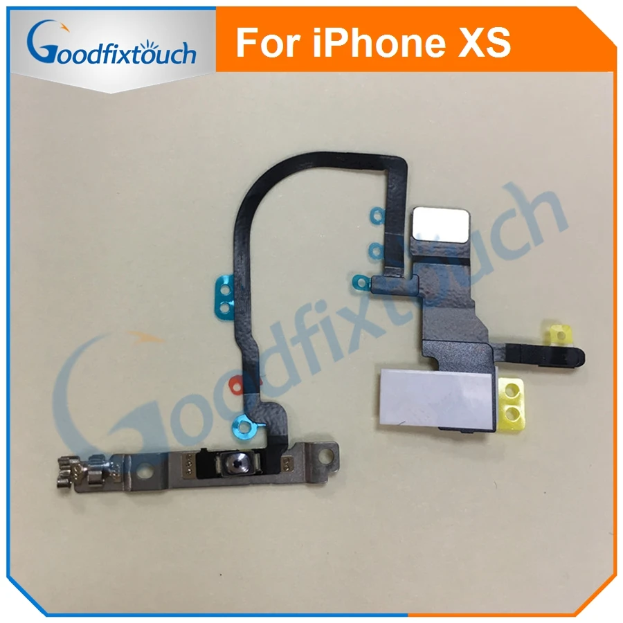 Для iPhone XS кнопка управления питанием переключатель ленточный кабель гибкий