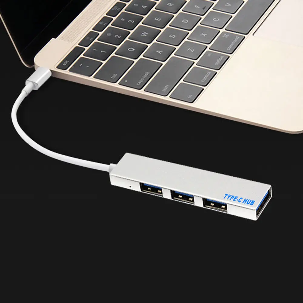 Лучшие предложения 4 в 1 usb-хаб Type-C USB-C адаптер с USB 3 портом для Macbook Pro T-809A |