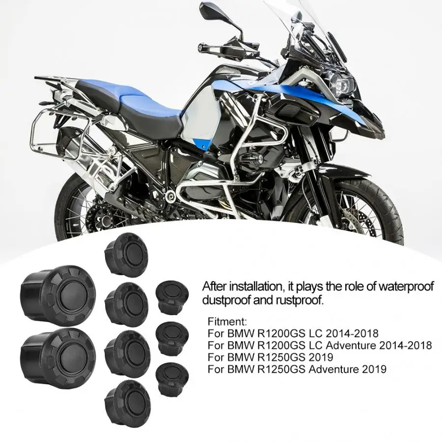 Крышка отверстия для рамы мотоцикла крышки заглушки комплект декор BMW R1200GS LC 2014 2018