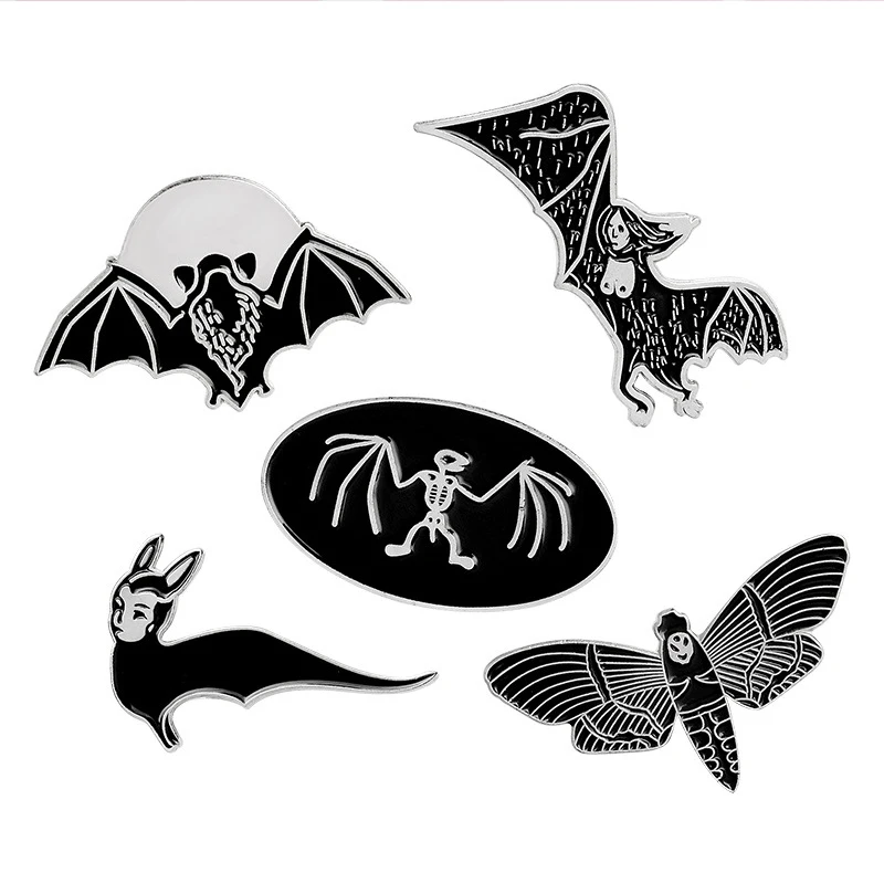 1 шт. джинсовая рубашка в стиле панк с эмалью|Броши| |