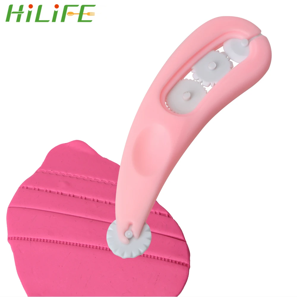 HILIFE 4-колесный резак для помадки бриллиантовый инструмент выпечки глазирования