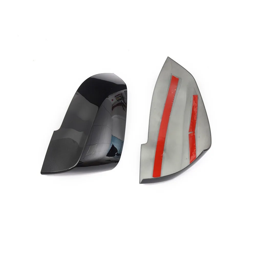 Боковое зеркальное покрытие для BMW 1 2 3 4 X GT Series F20 F30 220i 228i 320i 328i F36 E84 X1 Carbon Look & Black Mirror