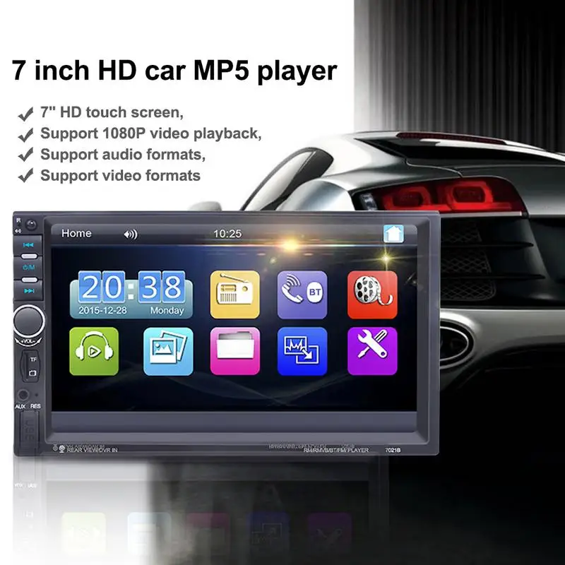 Автомагнитола 2 Din MP5 видеоплеер автомобильная стереосистема GPS навигация FM Bluetooth
