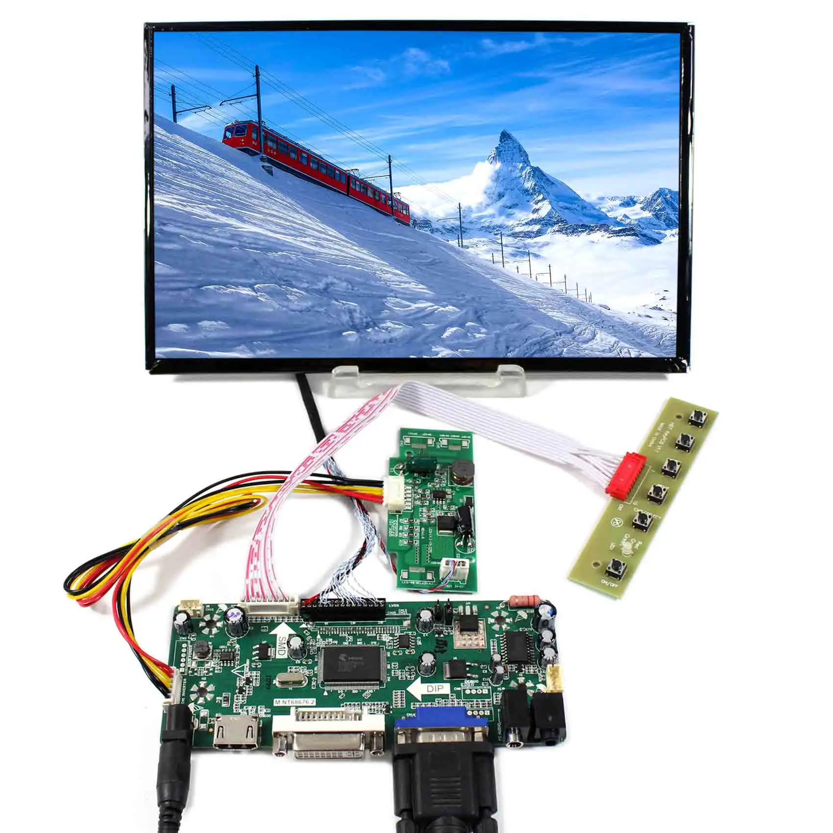 

Display Control 10.1" LCD Screen B101UAN01 HD MI DVI VGA LCD Controller Board 1920X1200 resolution
