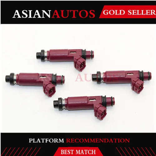 4 шт сопла форсунки 195500 3310 для Мазда Miata 1999 2000 1.8L L4 1955003310 BP4W 13 250 FJ584 842 12201 M666