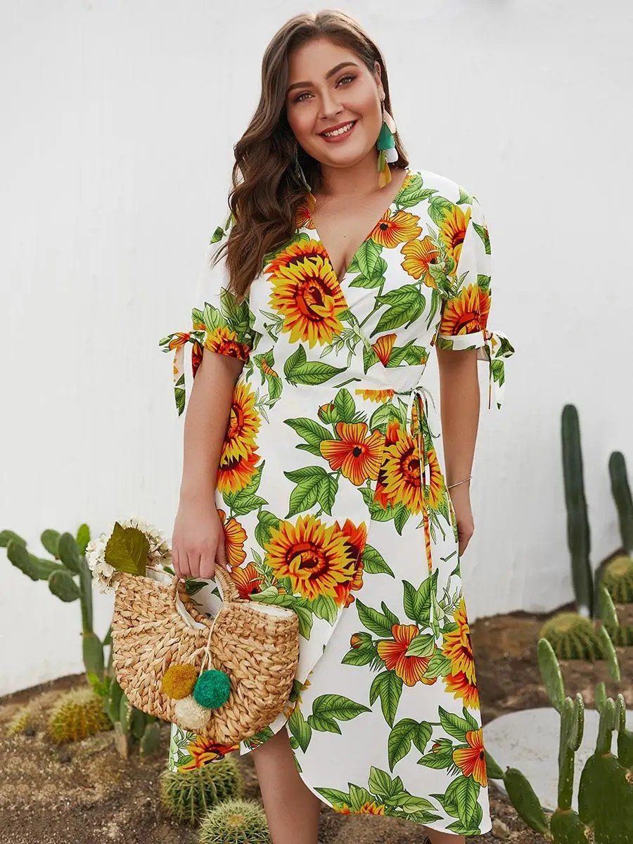 Женские платья праздничная пляжная одежда повседневное Цветочное платье