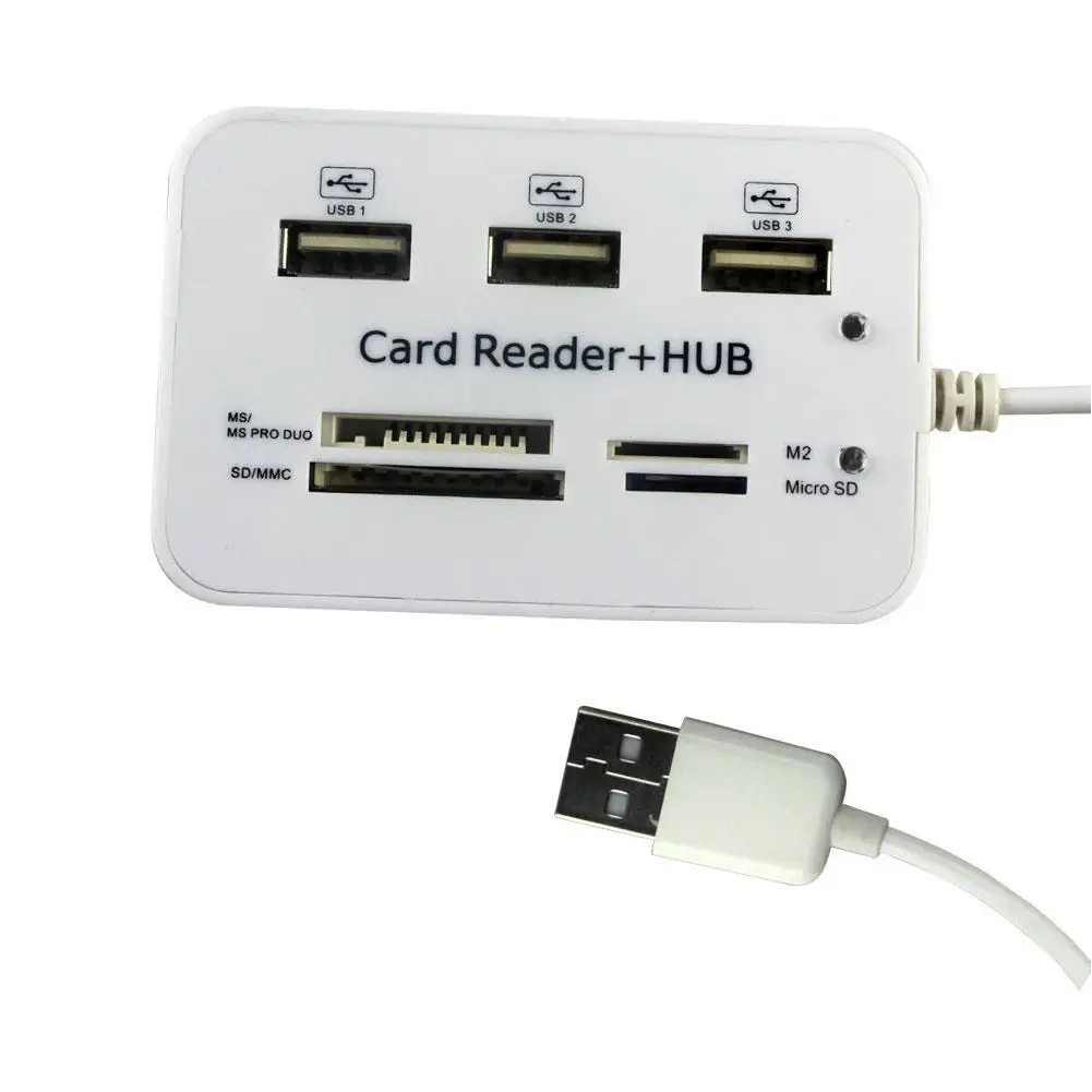 Высокое качество USB комбо Многофункциональный 3 порта 2 0 концентратор Micro SD