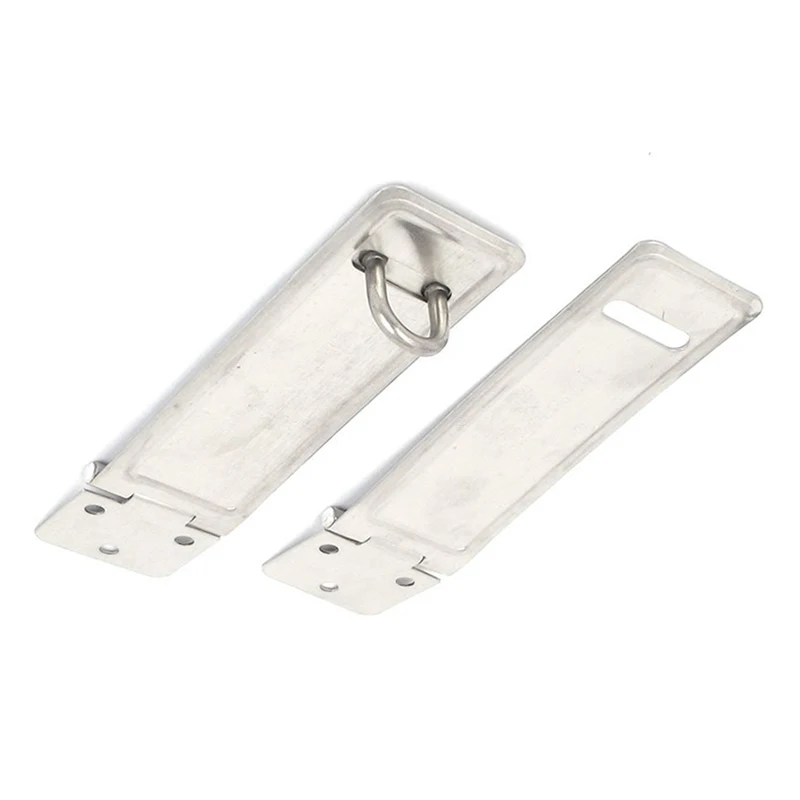 2 pcs Stainless Steel Toggle Latch Catch Hasp Becher board Cabinet Safety Prehylock Door Lock Haspe Staple Set | Обустройство дома